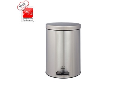 سطل زباله پدالی 6 لیتری استیل
